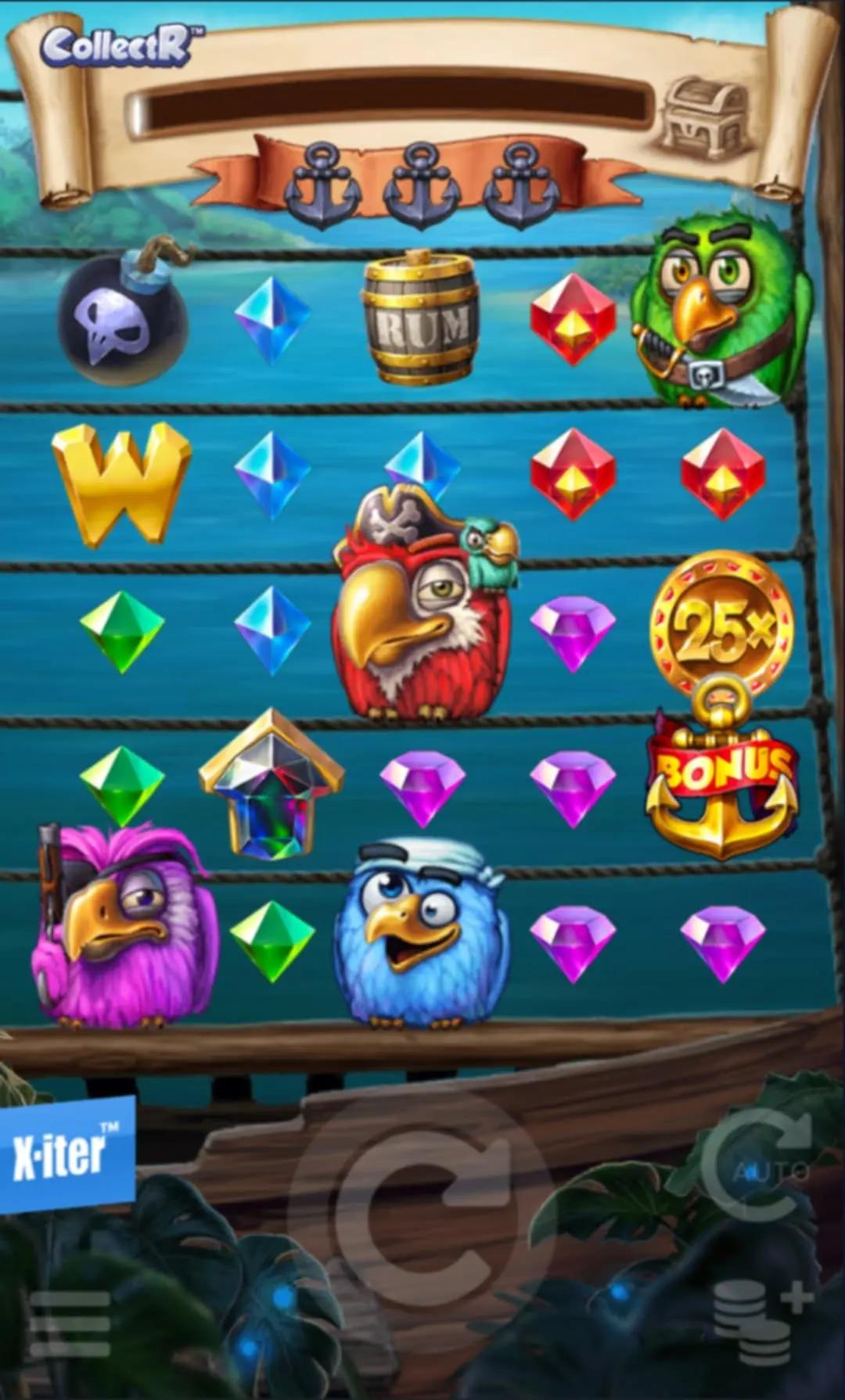 Pirots mobilt slot-spel